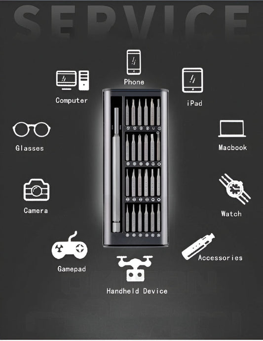 24 In 1 Screw Driver Tiny Magnetic Tools Kit For Repairing