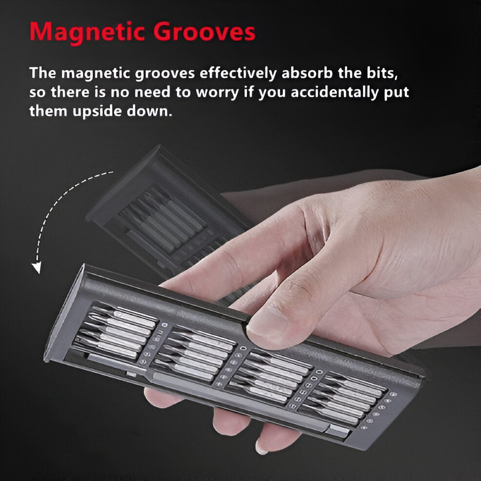 24 In 1 Screw Driver Tiny Magnetic Tools Kit For Repairing