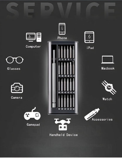 24 In 1 Screw Driver Tiny Magnetic Tools Kit For Repairing
