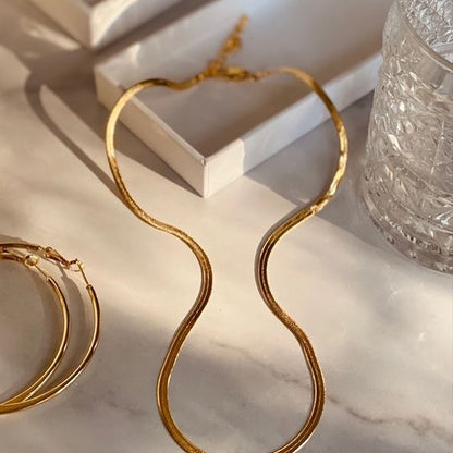 Snake Stainless Steel Chain (Unisex)