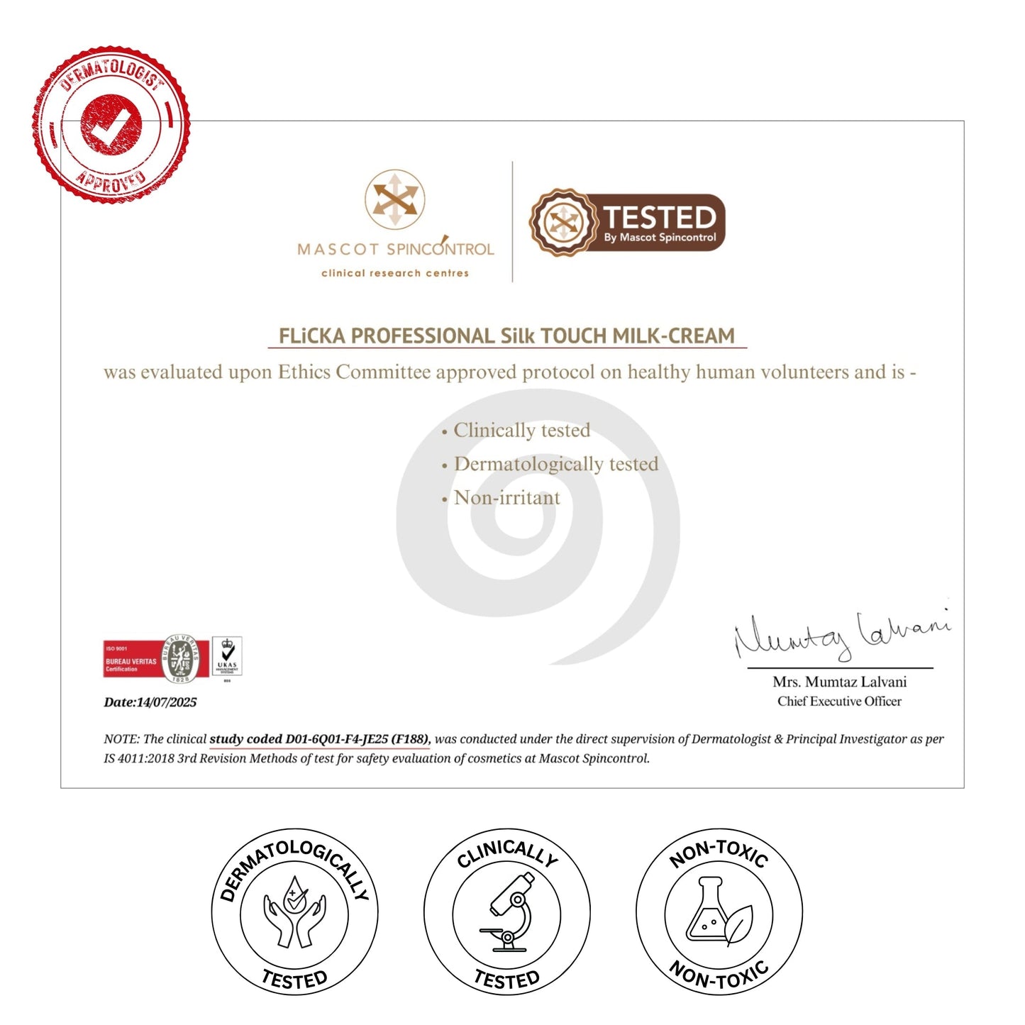 Flicka Silk Touch l Concentrate - Primer and Moisturizer (&  7 Days Return Policy)