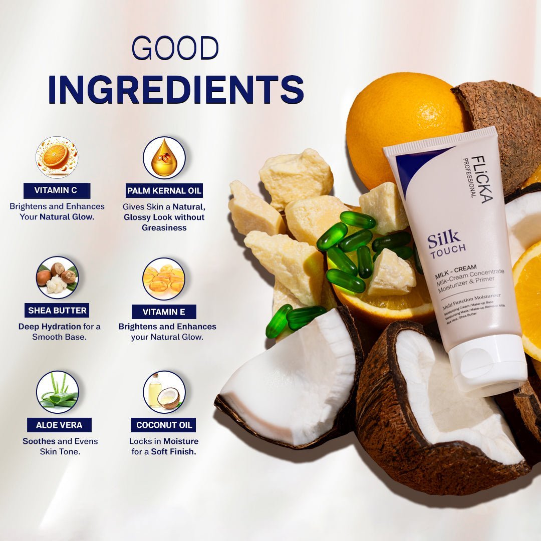 Flicka Silk Touch l Concentrate - Primer and Moisturizer (&  7 Days Return Policy)