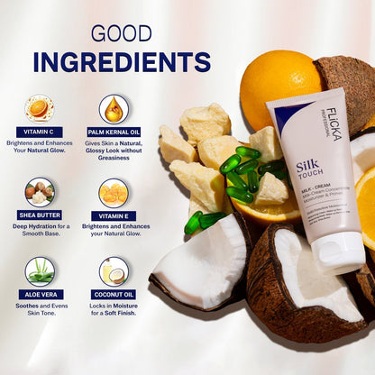 Flicka Silk Touch l Concentrate - Primer and Moisturizer (&  7 Days Return Policy)